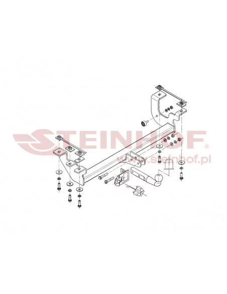 Hak holowniczy Steinhof S-410 do Suzuki Jimny