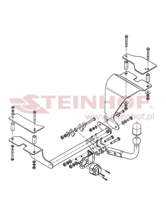 Hak holowniczy Steinhof S-383 do Suzuki Swift Hak holowniczy Steinhof S-383 do Suzuki Swift