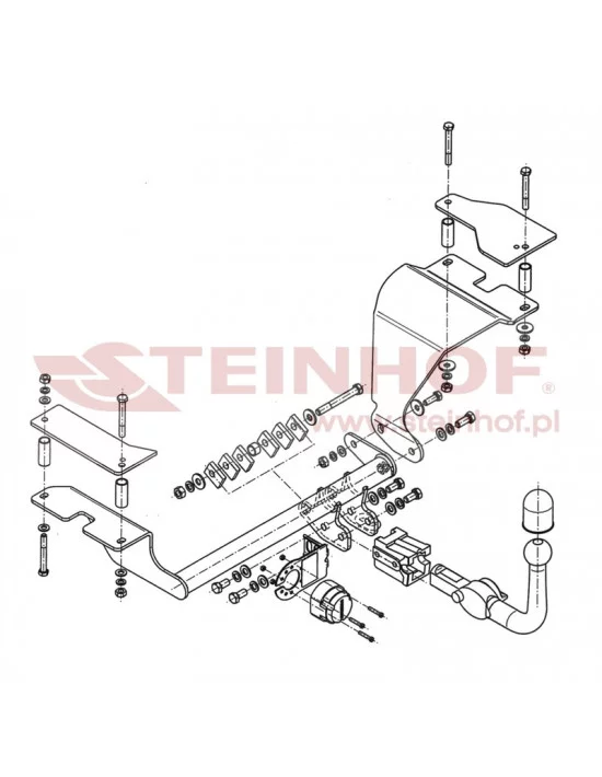 Hak holowniczy Steinhof S-384 do Suzuki Swift Hak holowniczy Steinhof S-384 do Suzuki Swift