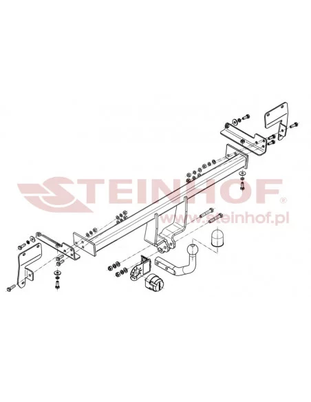 Hak holowniczy Steinhof S-385 do Suzuki Swift Hak holowniczy Steinhof S-385 do Suzuki Swift