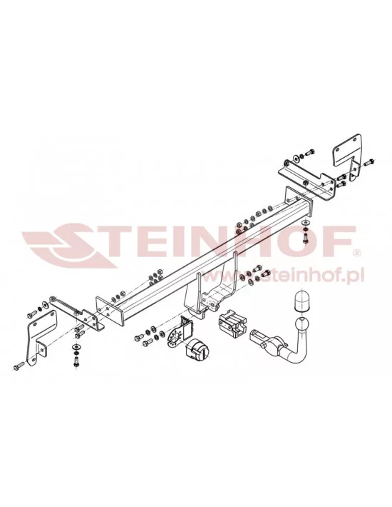 Hak holowniczy Steinhof S-386 do Suzuki Swift Hak holowniczy Steinhof S-386 do Suzuki Swift