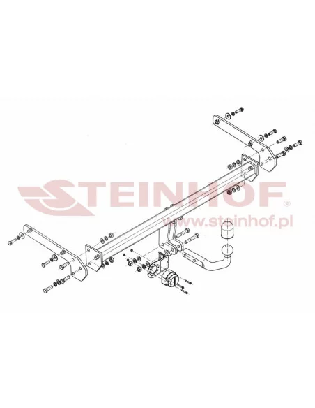 Hak holowniczy Steinhof S-389 do Suzuki Vitara Hak holowniczy Steinhof S-389 do Suzuki Vitara