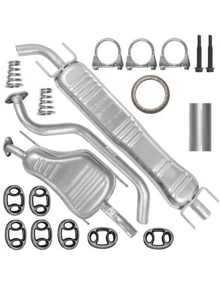 Zestaw tłumików Opel Zafira A I 1 04.1999-06.2005 2.0 DI 2.0 DTI 2.2 DTI