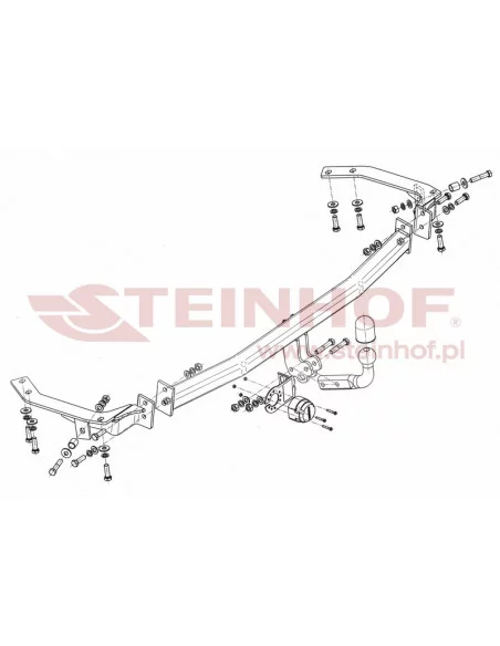 Hak holowniczy Steinhof T-094 do Toyota Avensis Verso