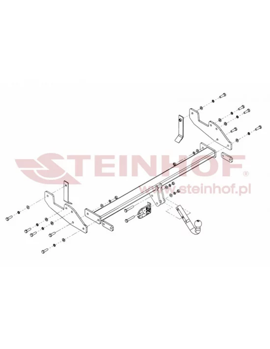 Hak holowniczy Steinhof T-147 do Toyota Hilux Hak holowniczy Steinhof T-147 do Toyota Hilux