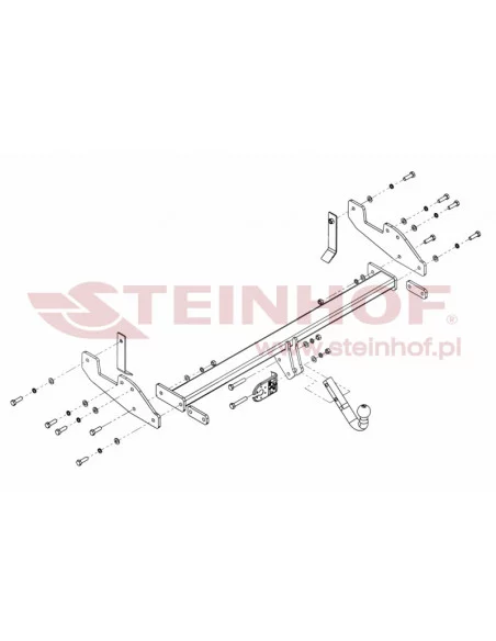 Hak holowniczy Steinhof T-147 do Toyota Hilux Hak holowniczy Steinhof T-147 do Toyota Hilux