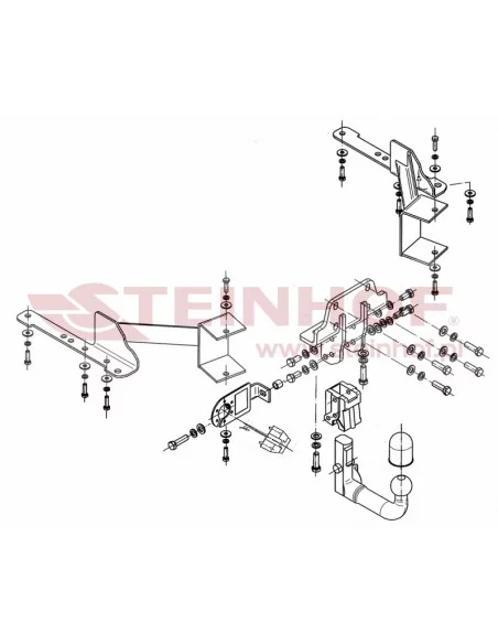 Hak holowniczy Steinhof T-169 do Toyota Land Cruiser