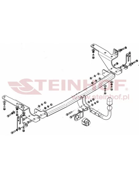 Hak holowniczy Steinhof T-188 do Toyota RAV4