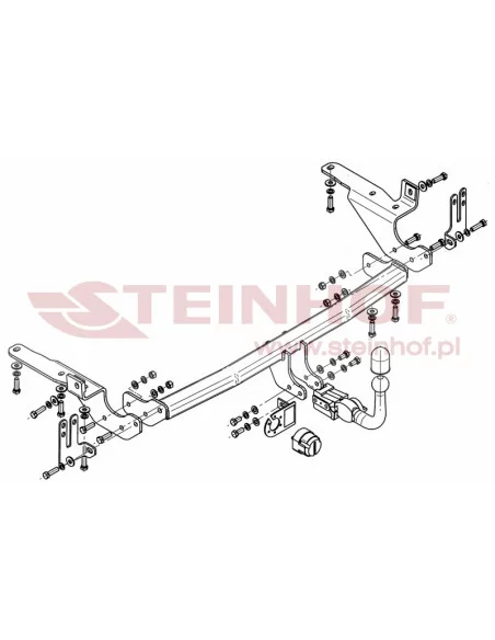 Hak holowniczy Steinhof T-189 do Toyota RAV4 Hak holowniczy Steinhof T-189 do Toyota RAV4