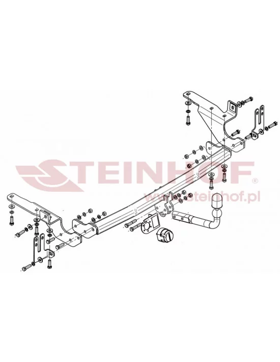 Hak holowniczy Steinhof T-190 do Toyota RAV4