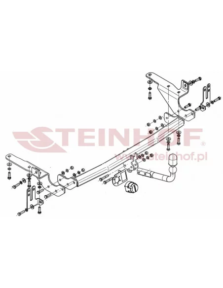 Hak holowniczy Steinhof T-190 do Toyota RAV4