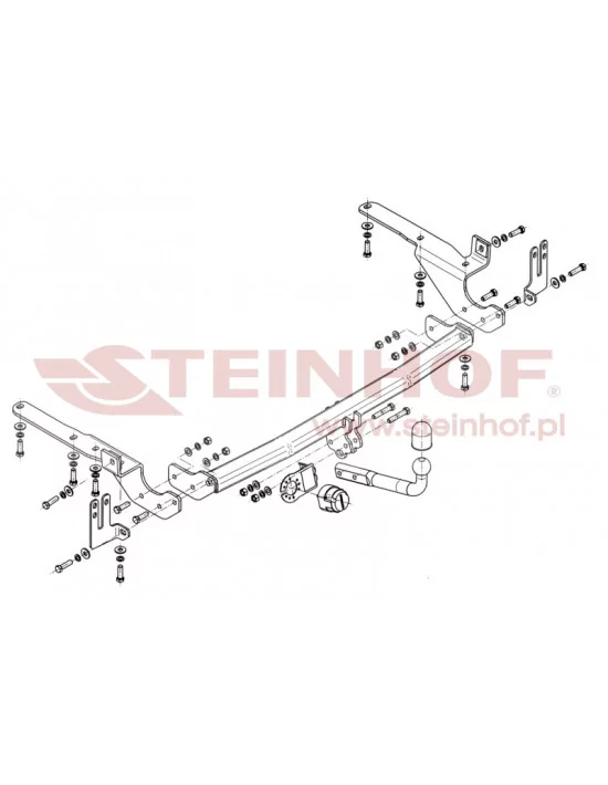 Hak holowniczy Steinhof T-192 do Toyota RAV4