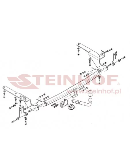 Hak holowniczy Steinhof T-192 do Toyota RAV4