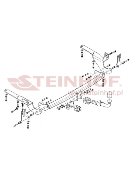 Hak holowniczy Steinhof T-193 do Toyota RAV4 Hak holowniczy Steinhof T-193 do Toyota RAV4