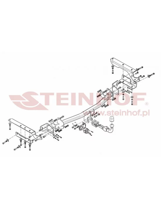 Hak holowniczy Steinhof T-195 do Toyota RAV4 Hak holowniczy Steinhof T-195 do Toyota RAV4