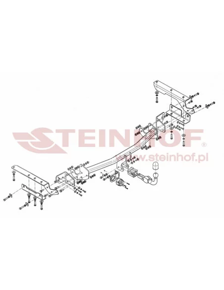 Hak holowniczy Steinhof T-195 do Toyota RAV4 Hak holowniczy Steinhof T-195 do Toyota RAV4