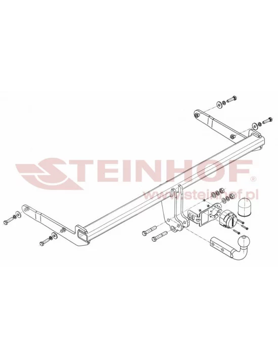 Hak holowniczy Steinhof V-064 do Volkswagen Golf Hak holowniczy Steinhof V-064 do Volkswagen Golf