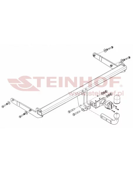 Hak holowniczy Steinhof V-064 do Volkswagen Golf Hak holowniczy Steinhof V-064 do Volkswagen Golf
