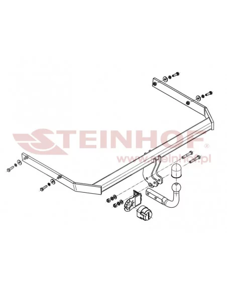 Hak holowniczy Steinhof V-074 do Volkswagen Jetta