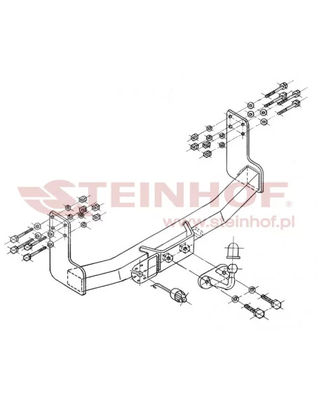 Hak holowniczy Steinhof M-221 do Volkswagen LT