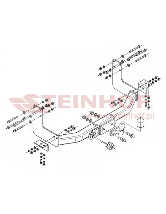Hak holowniczy Steinhof M-222 do Volkswagen LT