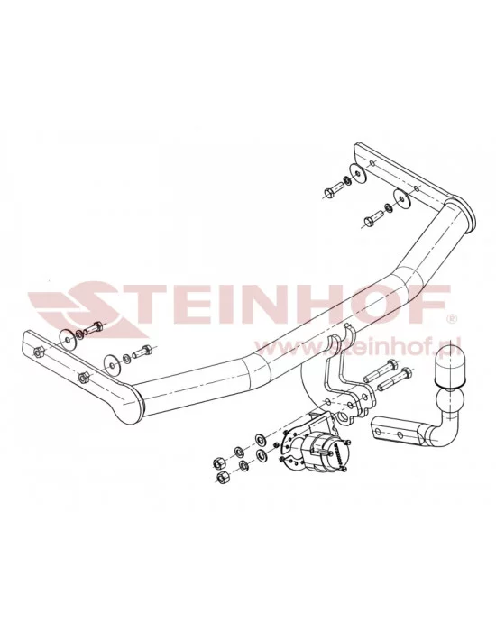 Hak holowniczy Steinhof S-102 do Volkswagen Lupo