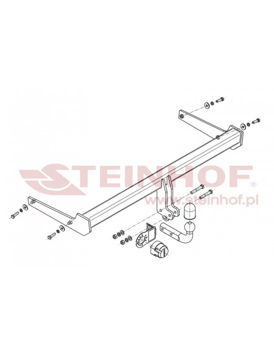 Hak holowniczy Steinhof V-143 do Volkswagen Passat Alltrack