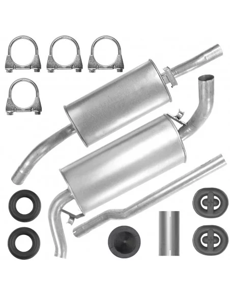 Zestaw tłumików Audi Coupe B3 B4 10.1988-12.1996 1.8 2.0 Coupe