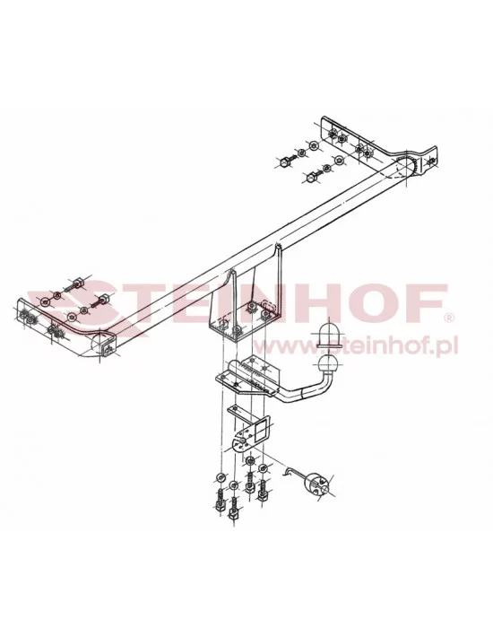 Hak holowniczy Steinhof V-104 do Volkswagen Passat