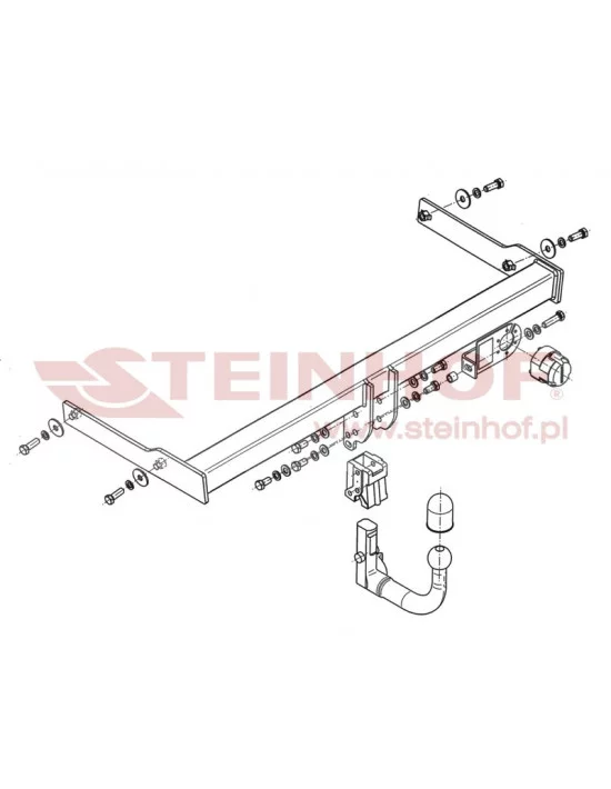 Hak holowniczy Steinhof V-147 do Volkswagen Passat