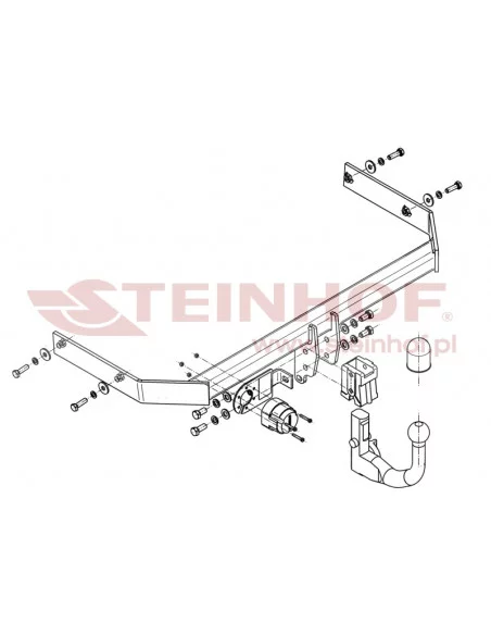 Hak holowniczy Steinhof V-108 do Volkswagen Polo