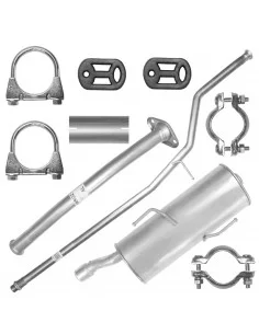 Zestaw tłumików Peugeot 206 01.1998-12.2009 1.4 Hatchback