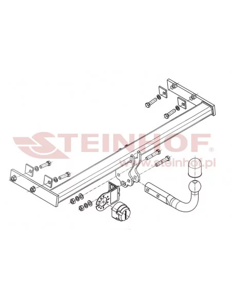 Hak holowniczy Steinhof V-280 do Volvo V40