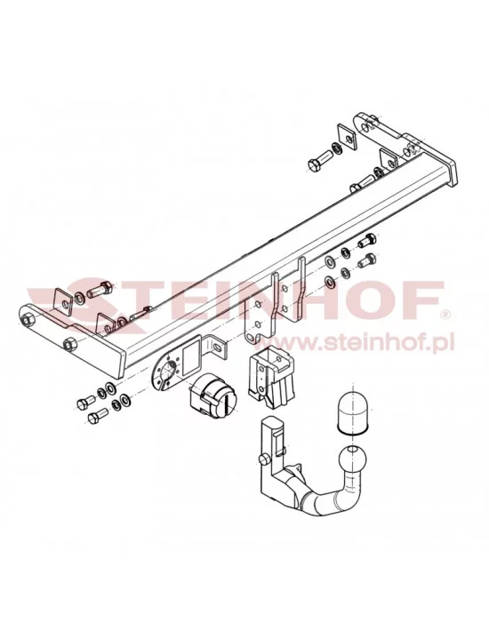 Hak holowniczy Steinhof V-293 do Volvo V60