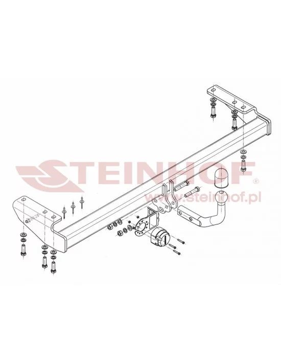 Hak holowniczy Steinhof V-298 do Volvo V70