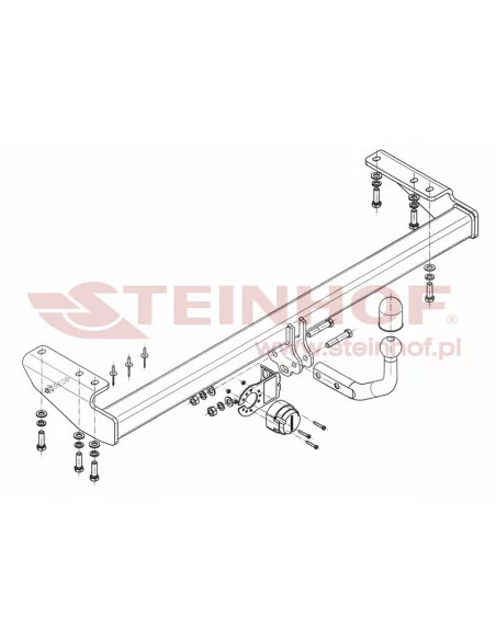 Hak holowniczy Steinhof V-298 do Volvo V70