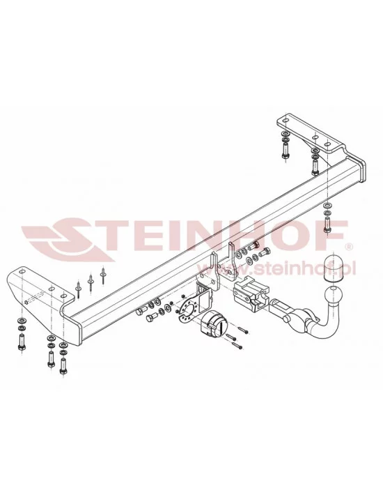 Hak holowniczy Steinhof V-299 do Volvo V70