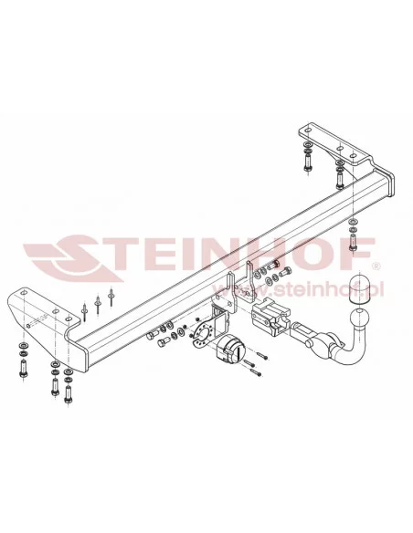Hak holowniczy Steinhof V-299 do Volvo V70