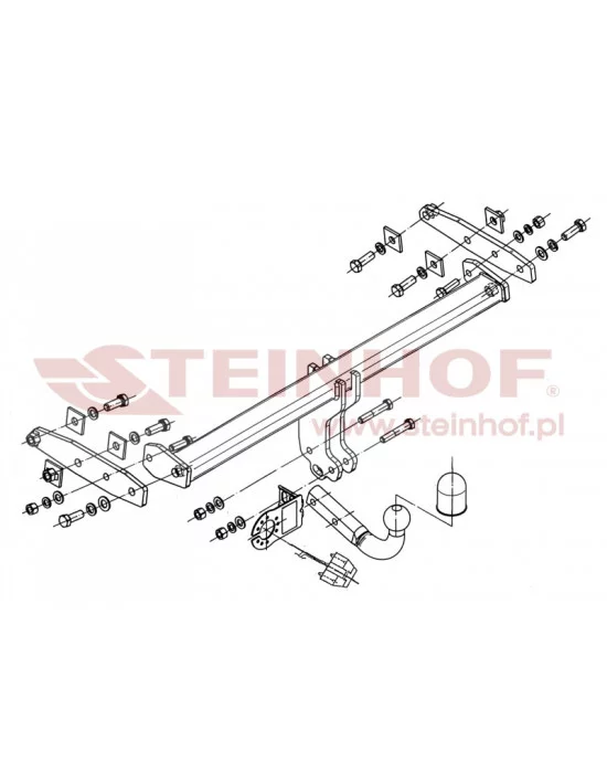 Hak holowniczy Steinhof V-284 do Volvo XC60