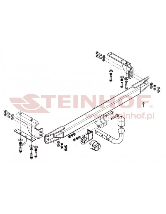 Hak holowniczy Steinhof V-288 do Volvo XC70