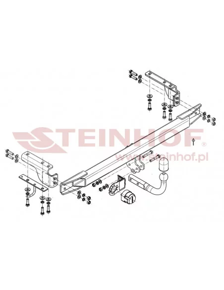 Hak holowniczy Steinhof V-288 do Volvo XC70
