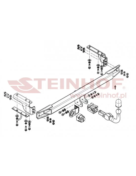 Hak holowniczy Steinhof V-289 do Volvo XC70