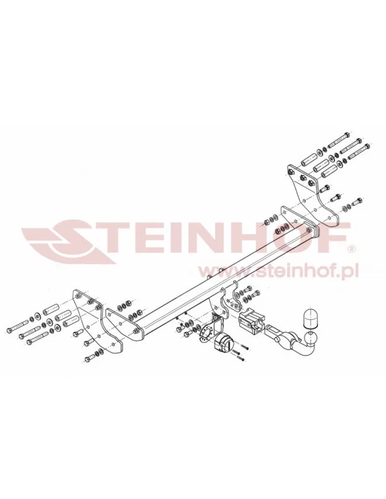 Hak holowniczy Steinhof V-302 do Volvo XC90