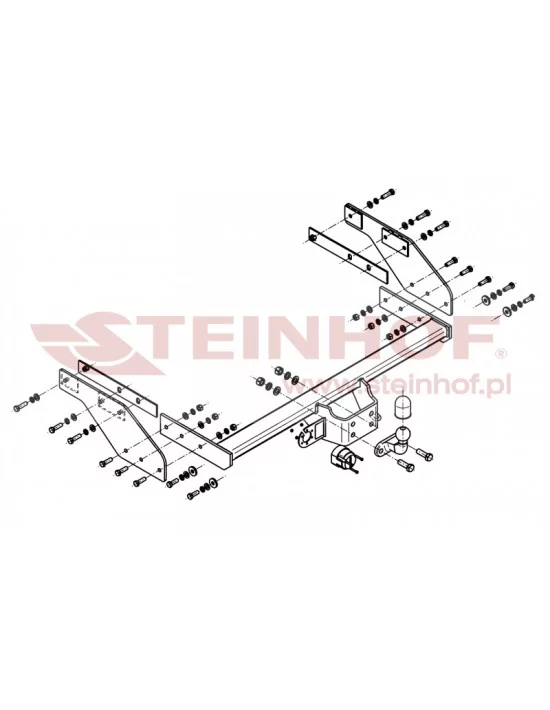 Hak holowniczy Steinhof Z-020 do ZX Grand Tiger