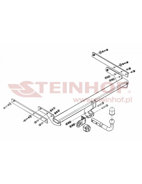 Hak holowniczy Steinhof F-255 do Ford Escape