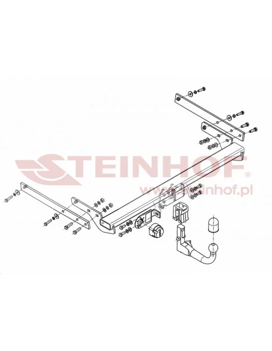 Hak holowniczy Steinhof F-256 do Ford Escape