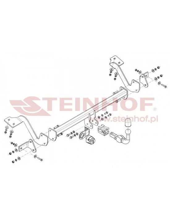 Hak holowniczy Steinhof C-024 do Opel Combo Hak holowniczy Steinhof C-024 do Opel Combo