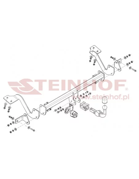 Hak holowniczy Steinhof C-024 do Opel Combo Hak holowniczy Steinhof C-024 do Opel Combo