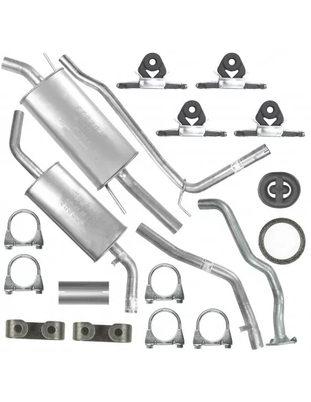 Zestaw tłumików Volkswagen Transporter T4 09.1990-12.1995 1.9 D Skrzynia SWB