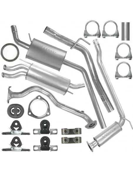 Zestaw tłumików Volkswagen Transporter T4 01.1996-07.2003 1.9 TD Skrzynia SWB